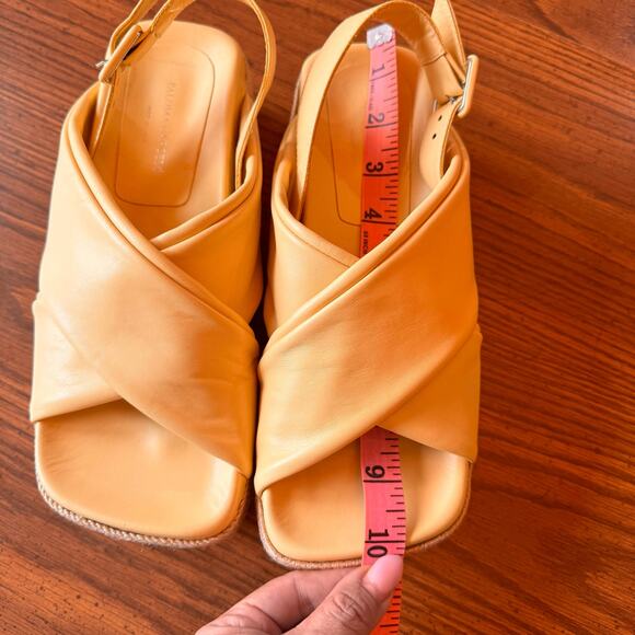 PALOMA BARCELÓ Women's Lea Slingback Platform Wedge Sandals size 38 /US 8 - Picture 8 of 13